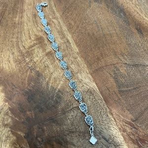 Kendra Scott Platinum Drusy Bracelet